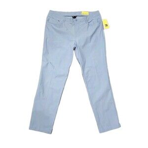 All in Motion Slim Fit Men's Golf Pants, 38x30 Blue